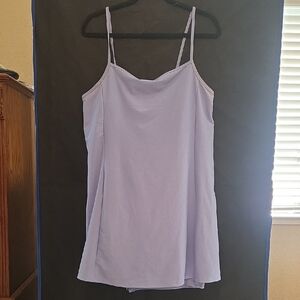Lavender ATHLETIC Dress with Spaghetti Straps